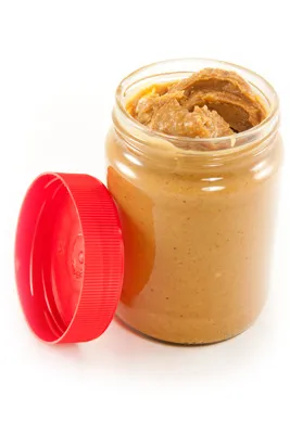 Jar of Natural Peanut Butter