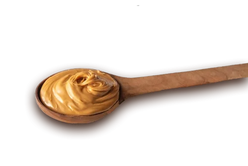 spoon of peanut butter